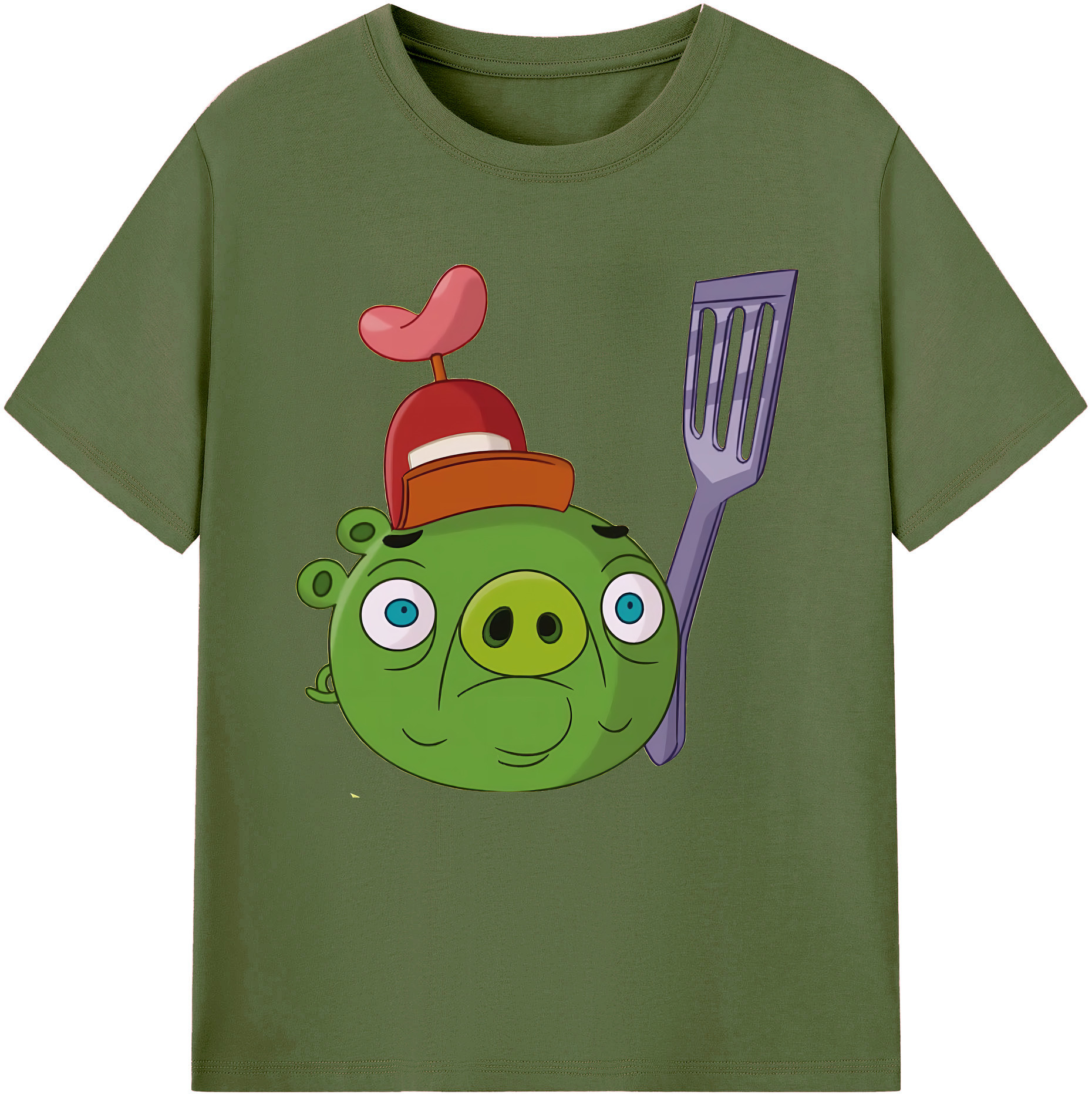 （画像用） Angry Birds アングリーバード 綿100％半袖Tシャツ（フロントプリント）